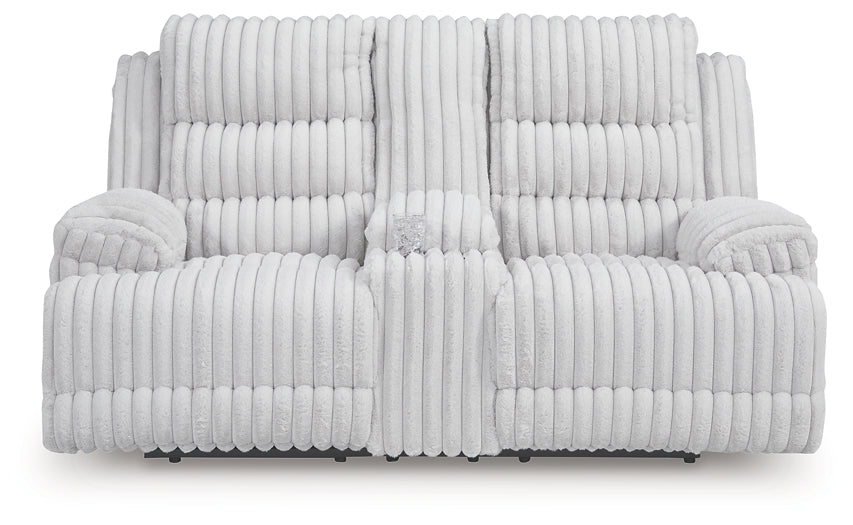 Loveseat eléctrico doble REC de Rhines Falls con consola