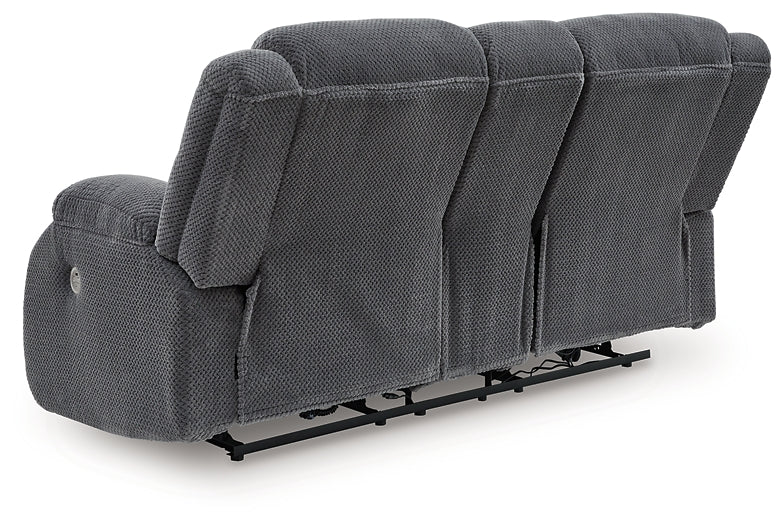 Observation DBL REC PWR Loveseat con consola