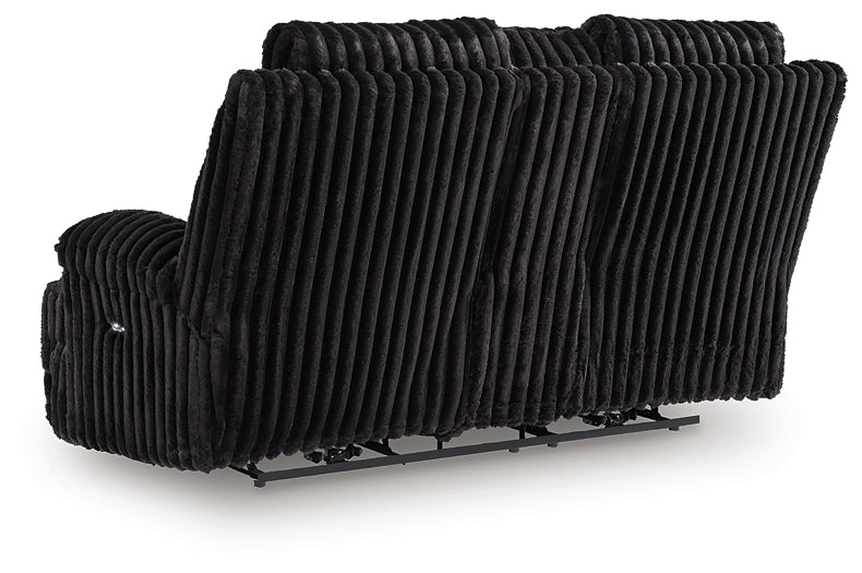 Loveseat eléctrico doble REC de Rhines Falls con consola