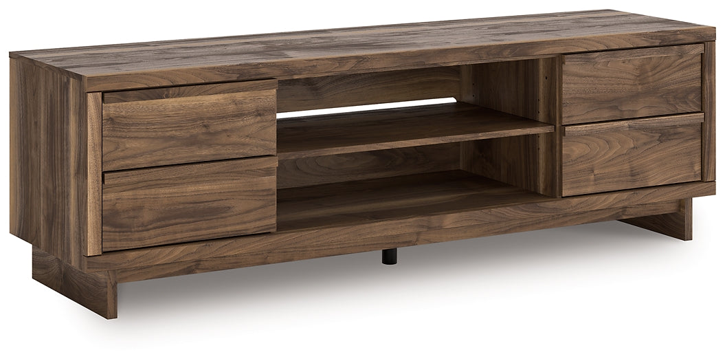 Mueble de TV Zadilyn XL con opción de chimenea