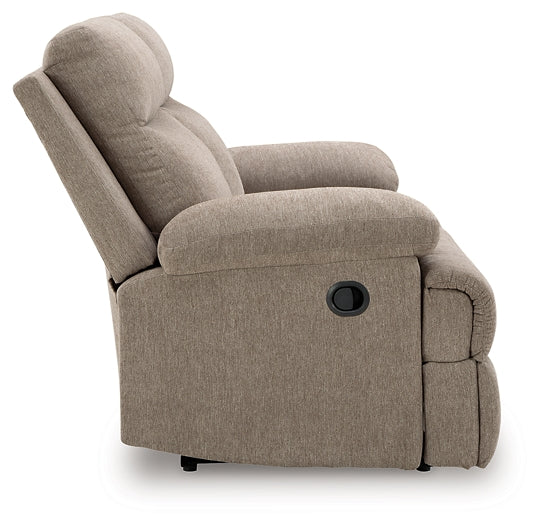 Loveseat reclinable de deslizamiento lateral