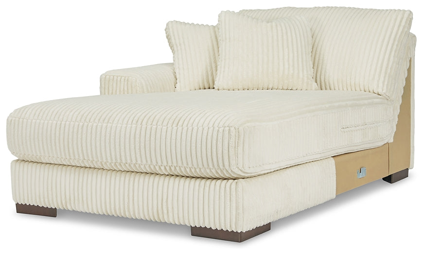 Seccional Lindyn de 4 piezas con chaise longue