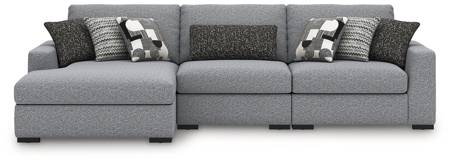 Seccional Bealton de 3 piezas con chaise longue