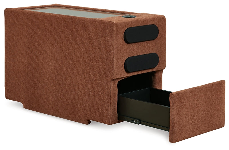 Seccional Modmax de 5 piezas con consola de audio