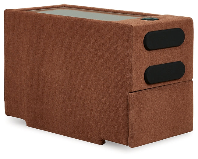 Seccional Modmax de 5 piezas con consola de audio