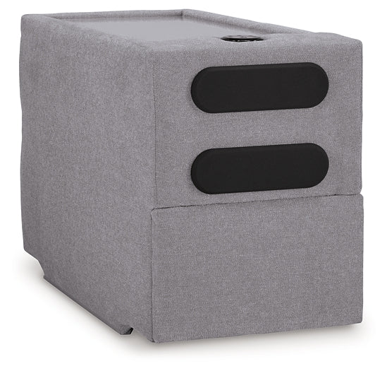Seccional Modmax de 5 piezas con consola de audio