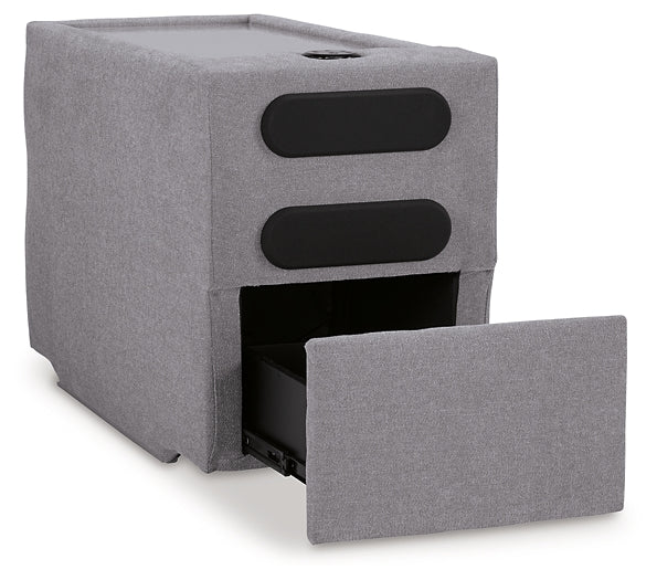 Seccional Modmax de 5 piezas con consola de audio