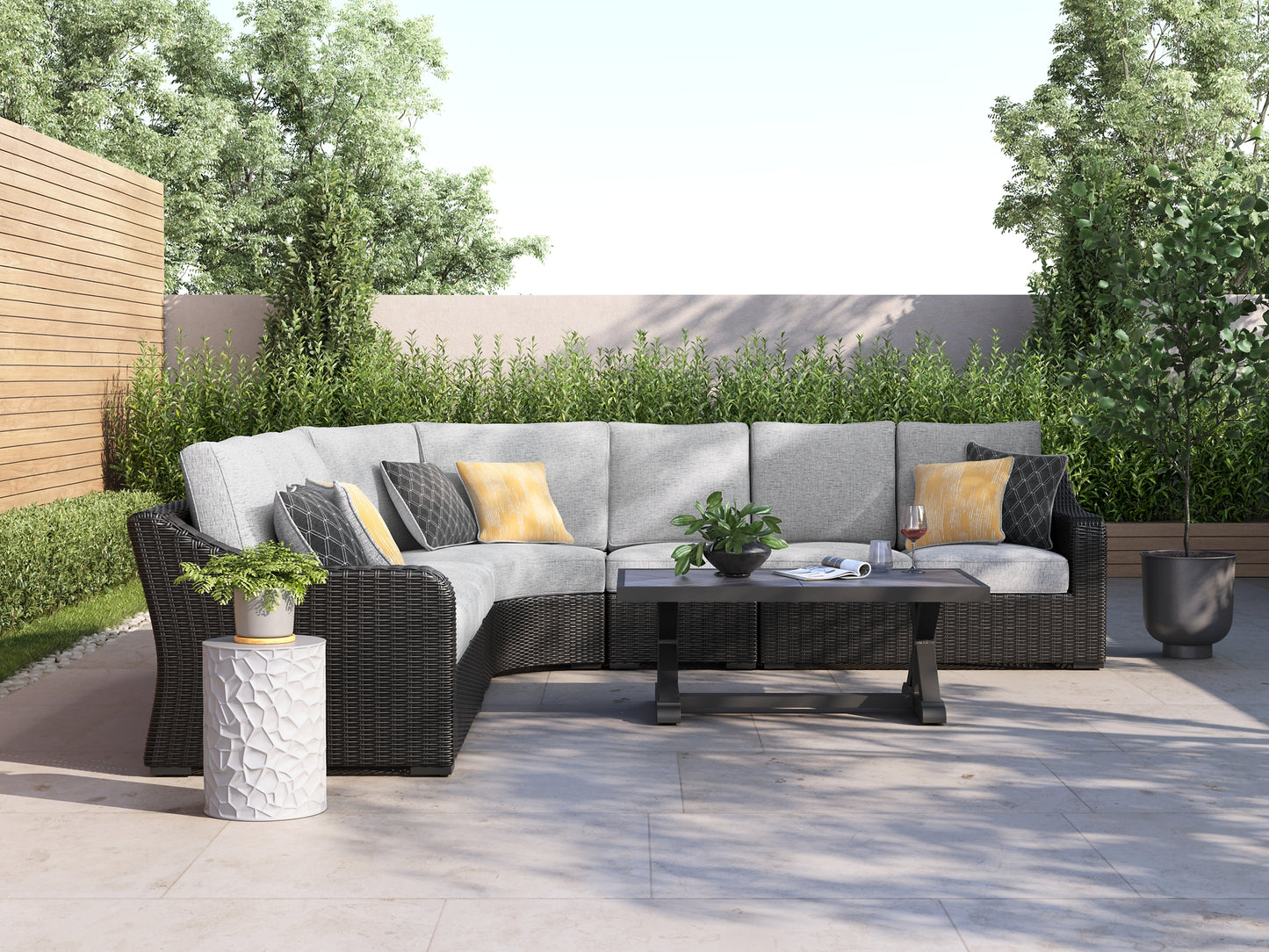 Seccional de exterior de 5 piezas Beachcroft
