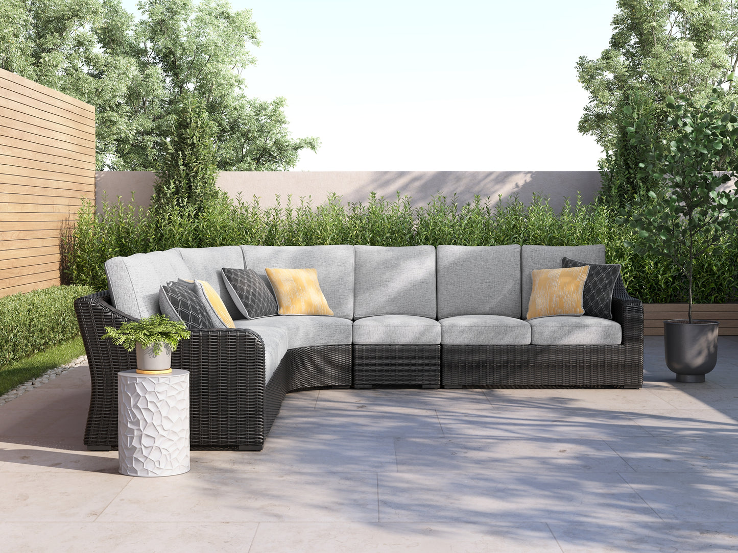 Seccional de exterior de 5 piezas Beachcroft