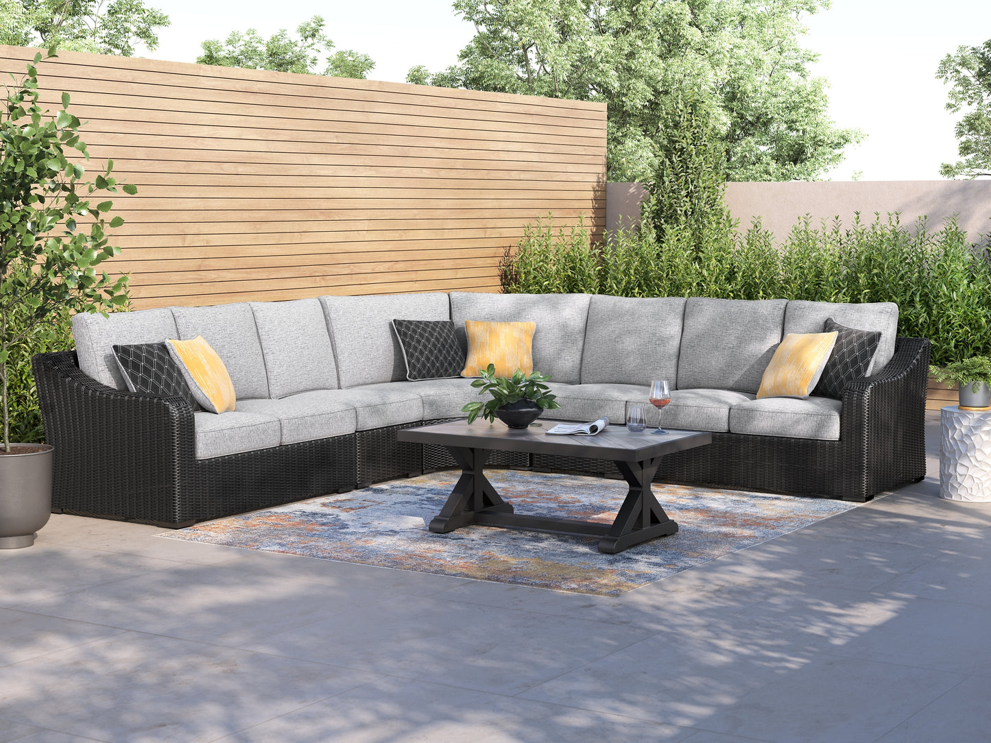 Seccional de exterior de 5 piezas Beachcroft