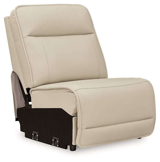 Sofá seccional reclinable de 5 piezas con consola Double Deal