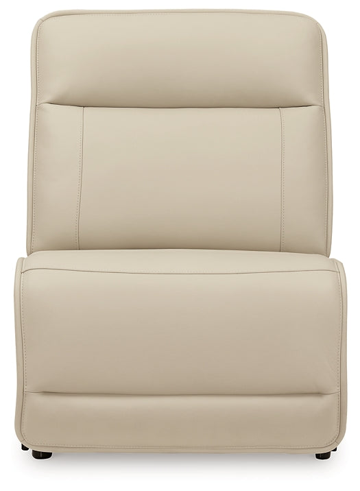 Sofá seccional reclinable de 5 piezas con consola Double Deal