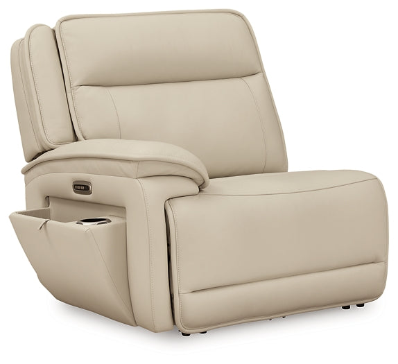 Sofá seccional reclinable de 5 piezas con consola Double Deal