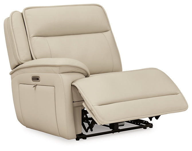 Sofá seccional reclinable de 5 piezas con consola Double Deal