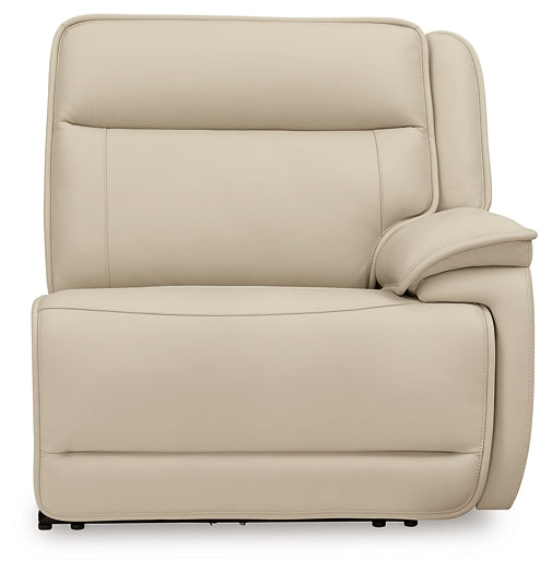 Sofá seccional reclinable de 5 piezas con consola Double Deal