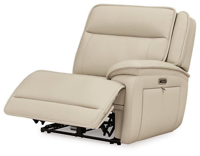 Sofá seccional reclinable de 5 piezas con consola Double Deal