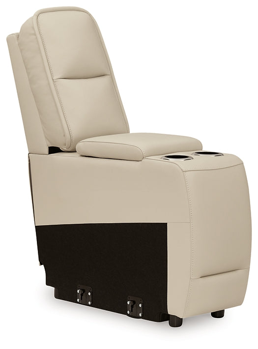 Sofá seccional reclinable de 5 piezas con consola Double Deal