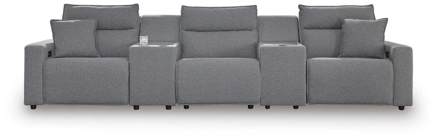 Seccional reclinable eléctrico ModMax II de 5 piezas