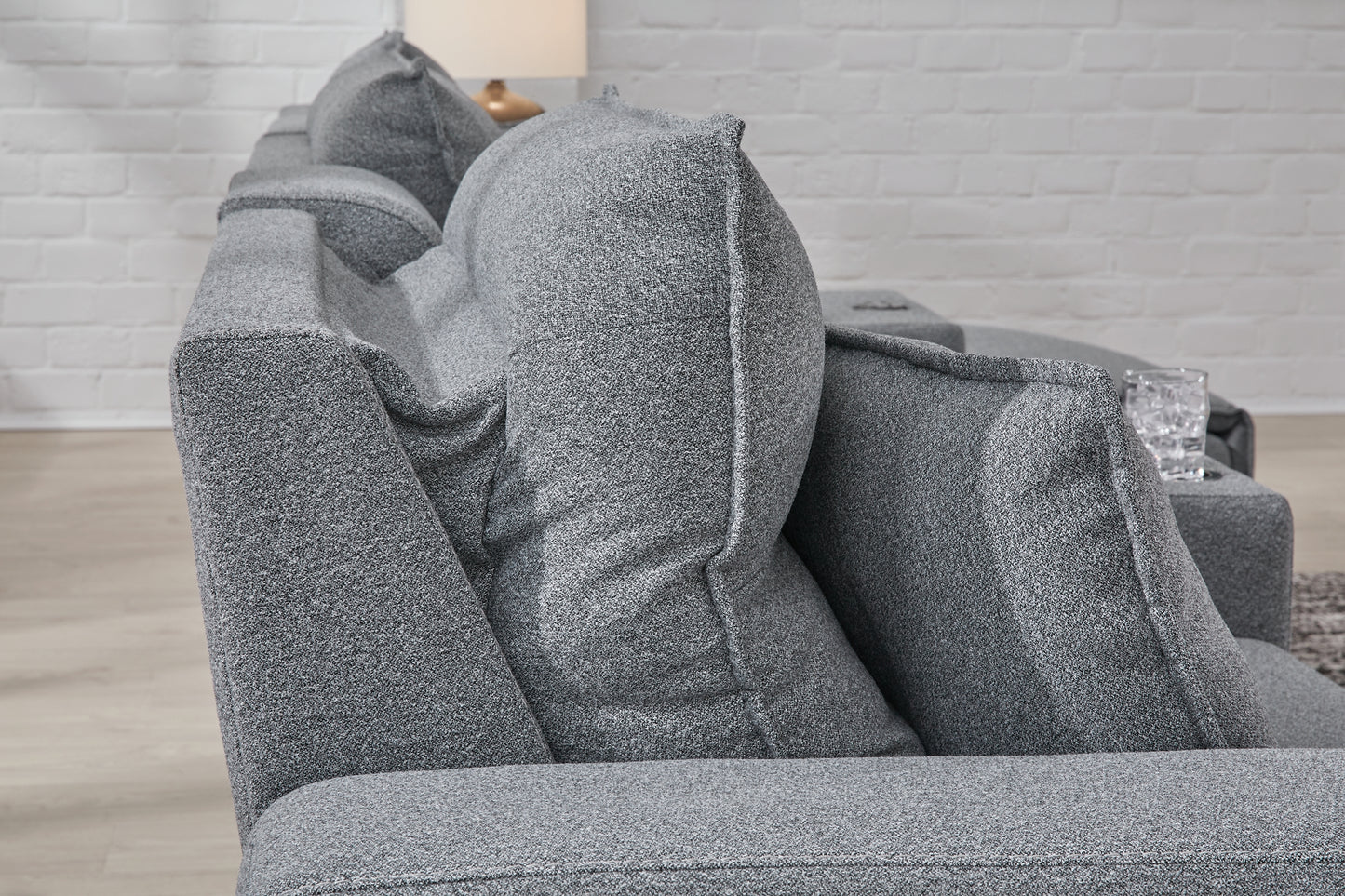 Seccional reclinable eléctrico ModMax II de 5 piezas con chaise longue