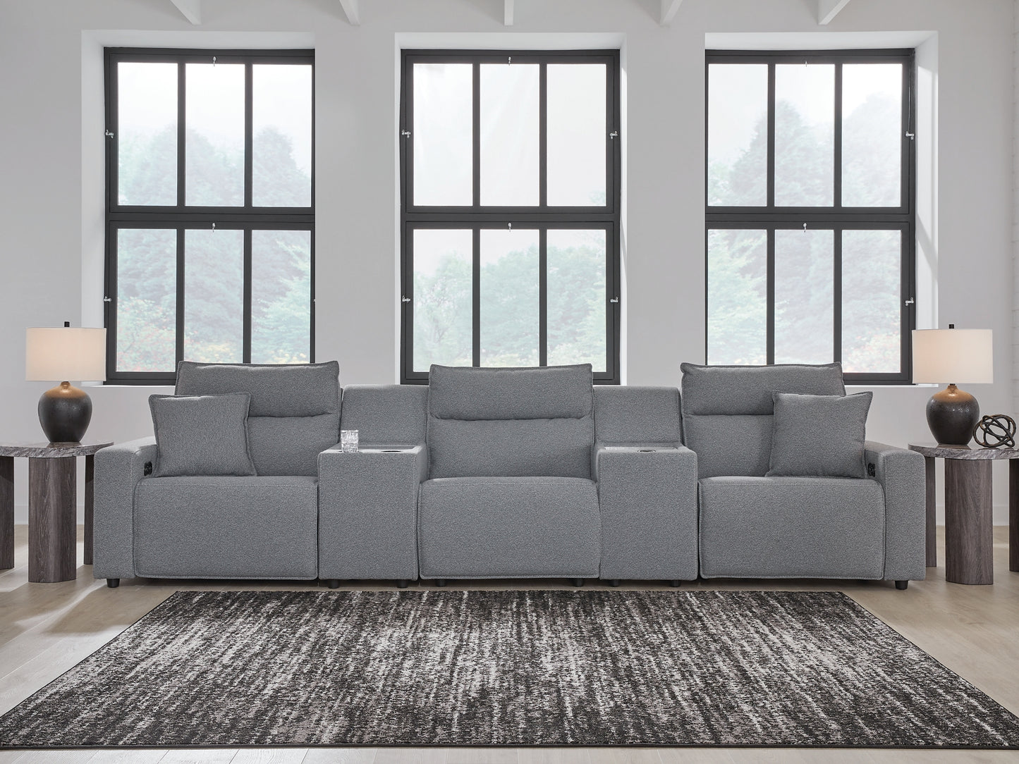 Seccional reclinable eléctrico ModMax II de 5 piezas