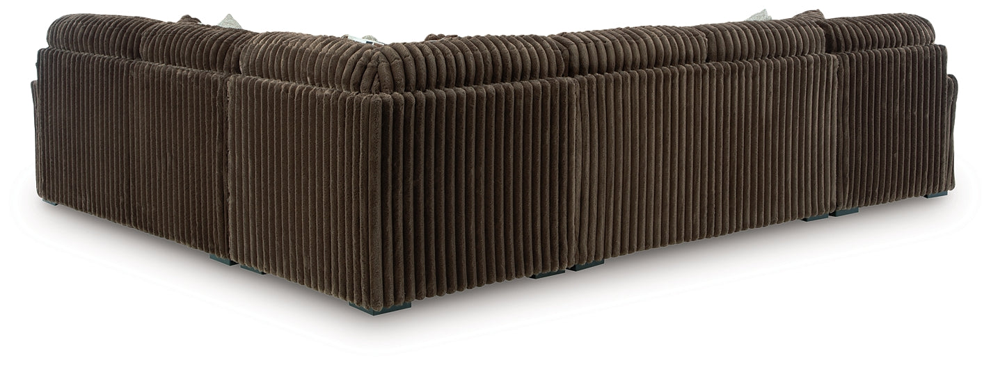Seccional de 4 piezas con chaise longue Midnight-Madness