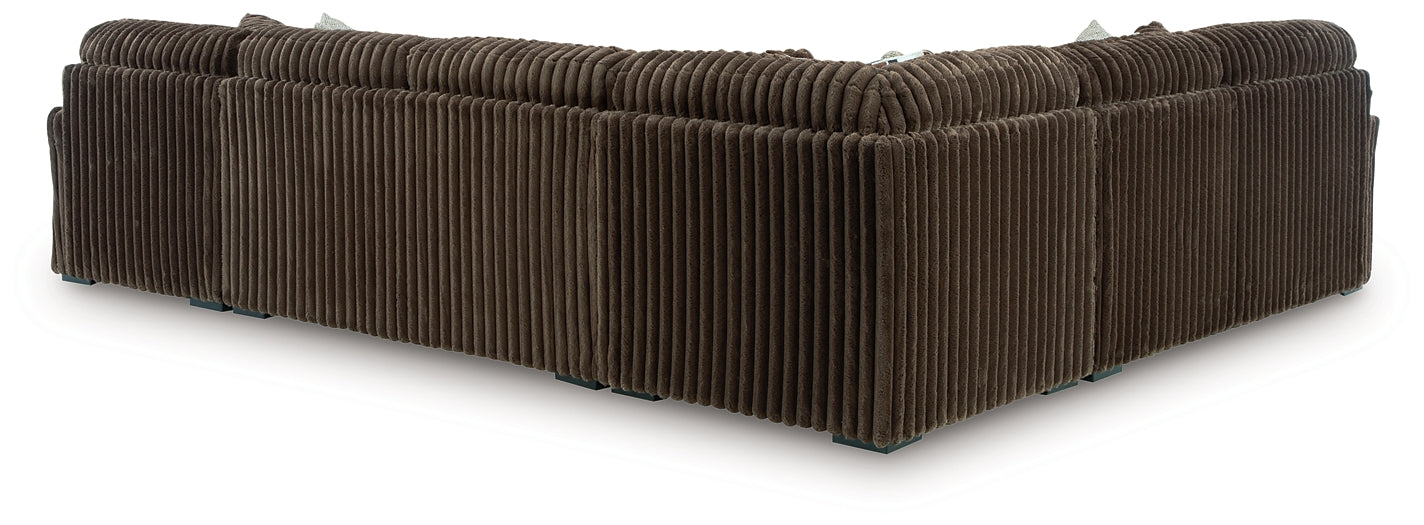 Seccional de 4 piezas con chaise longue Midnight-Madness