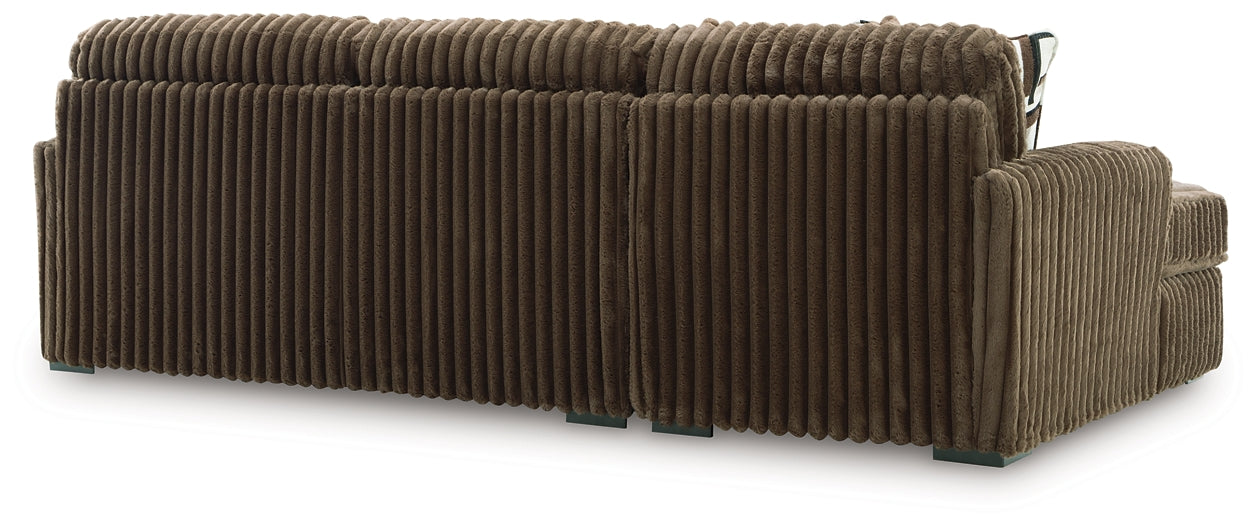Sofá seccional de dos piezas con chaise longue Midnight-Madness