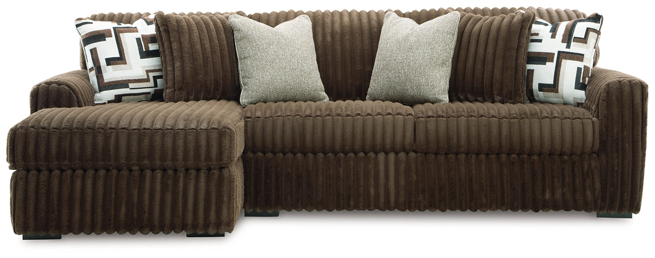 Sofá seccional de dos piezas con chaise longue Midnight-Madness