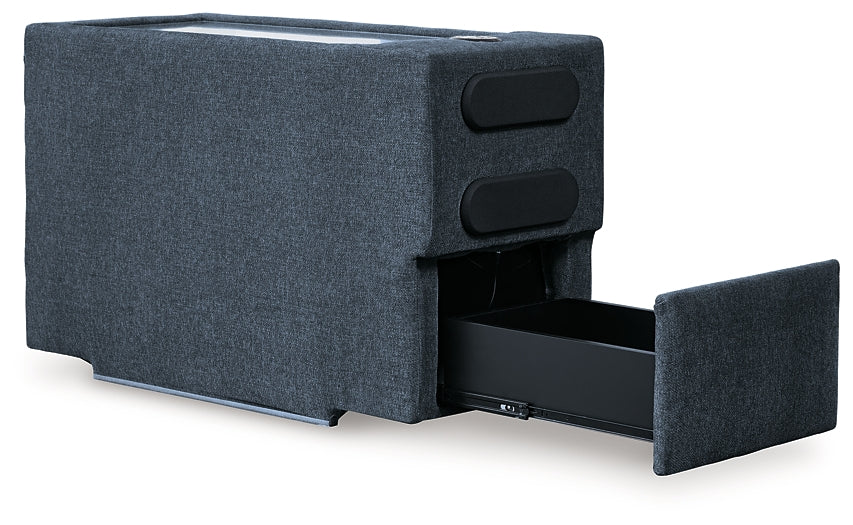 Seccional Modmax de 5 piezas con consola de audio