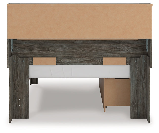 Cama Frandern con librería completa y almacenamiento