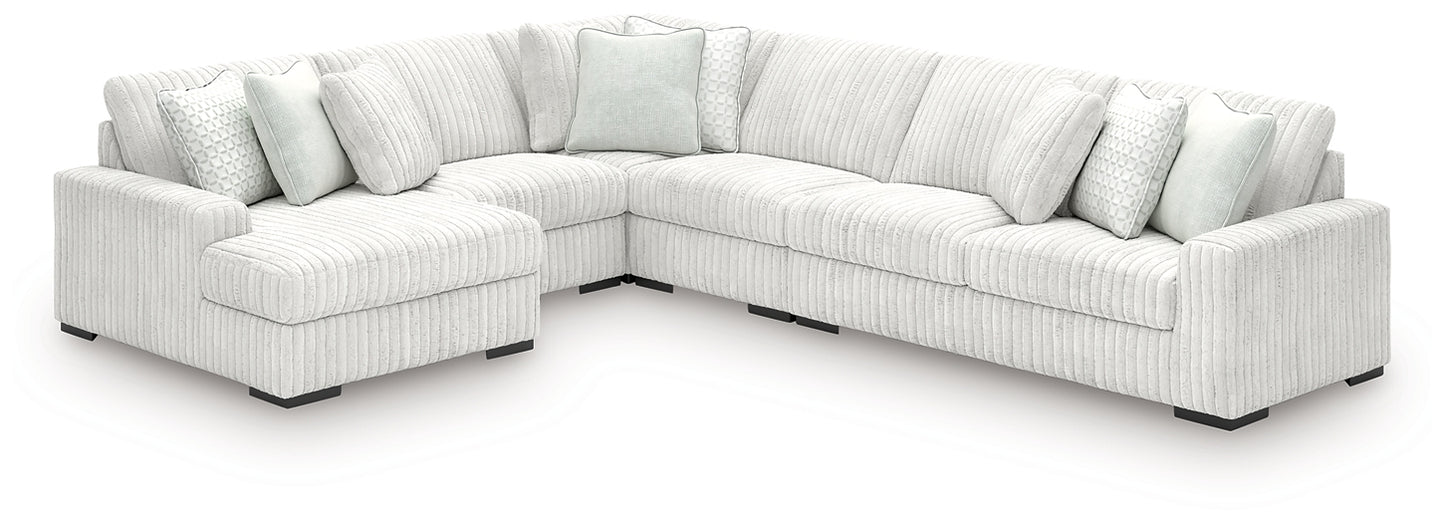 Estupendo sofá seccional de 5 piezas con chaise longue