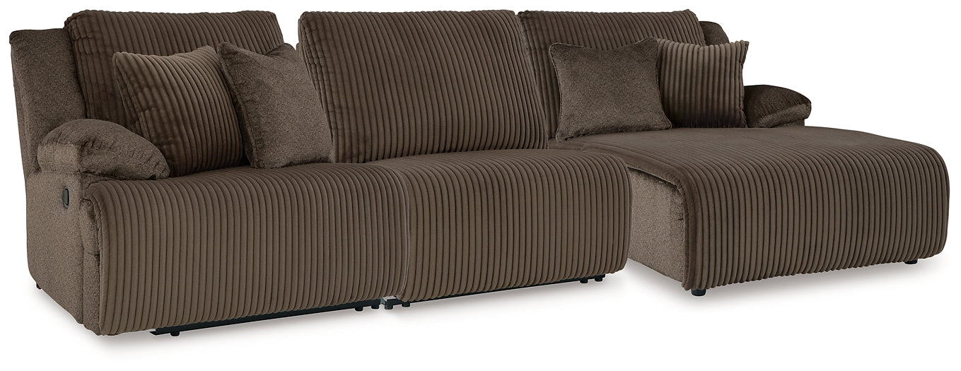 Sofá seccional tipo chaise longue de 3 piezas de primera calidad