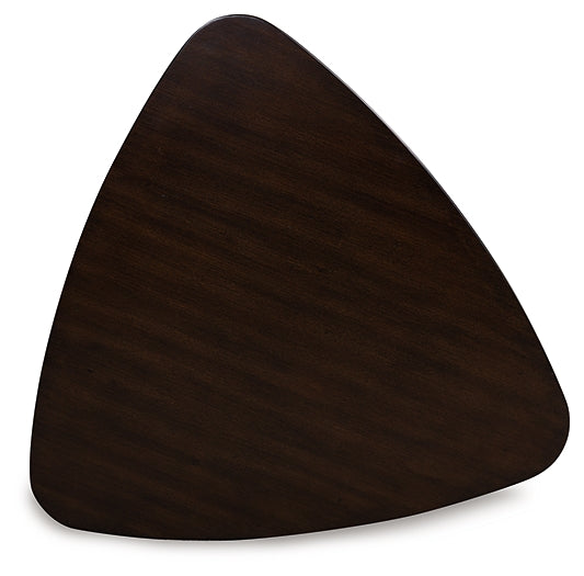 Mesa de comedor triangular Mallenette