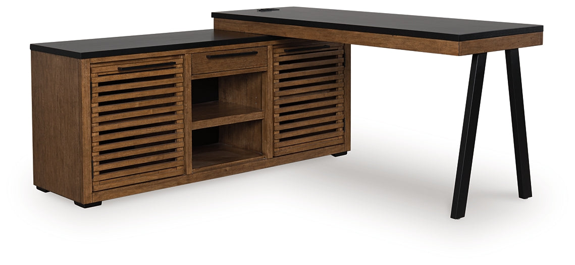 Credenza Kallari con retorno de escritorio