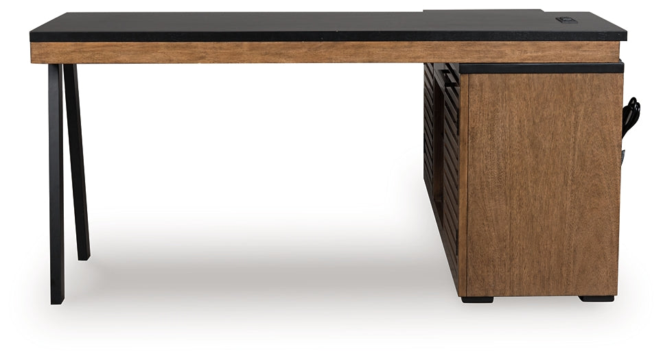 Credenza Kallari con retorno de escritorio