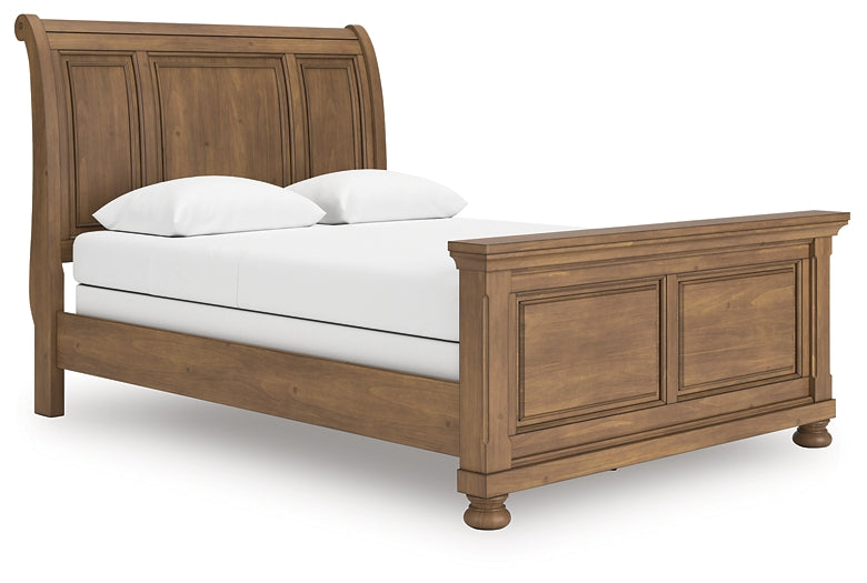 Ashley Express - Cama tipo trineo Feddinger Queen