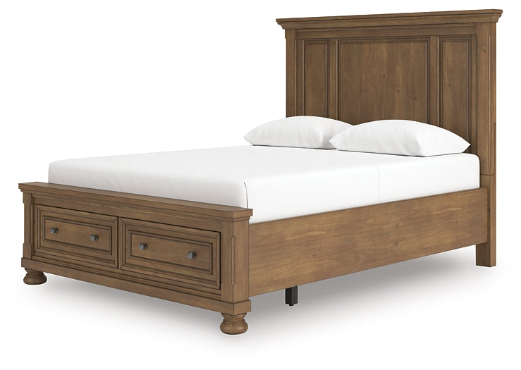 Cama Feddinger Queen con almacenamiento y paneles