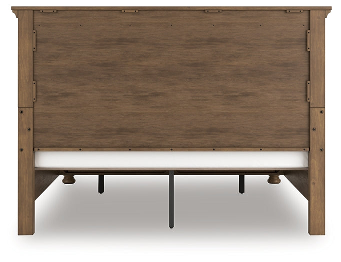 Cama Feddinger King con almacenamiento y paneles