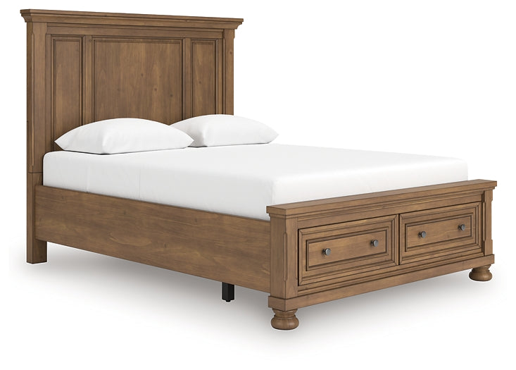 Cama Feddinger Queen con almacenamiento y paneles