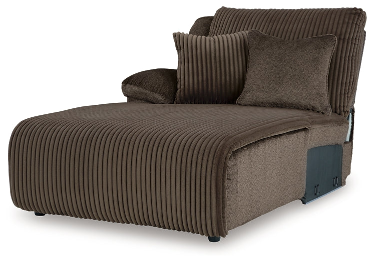 Seccional reclinable de 4 piezas de primer nivel con chaise longue