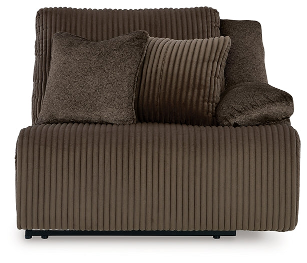 Seccional reclinable de 4 piezas de primer nivel con chaise longue