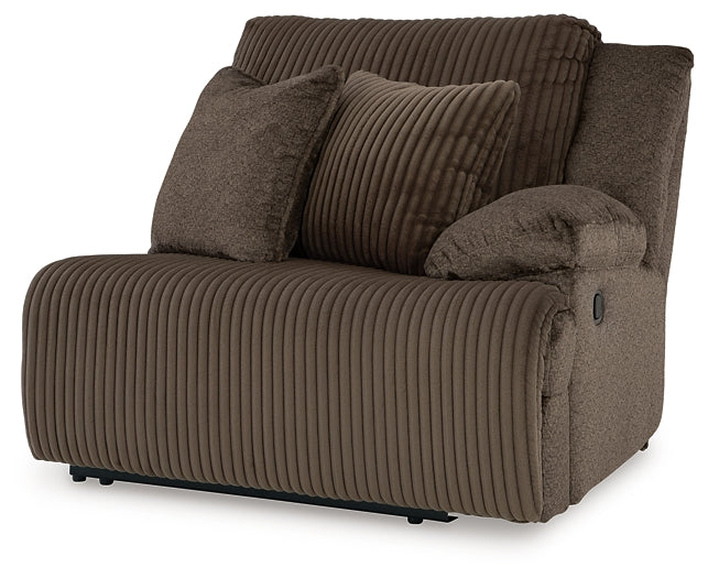 Seccional reclinable de 4 piezas de primer nivel con chaise longue