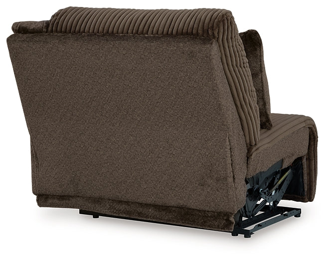 Seccional reclinable de 4 piezas de primer nivel con chaise longue