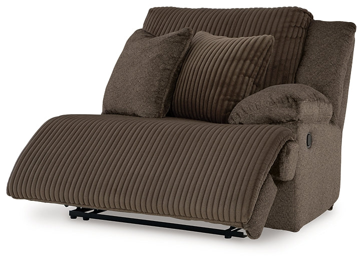 Seccional reclinable de 4 piezas de primer nivel con chaise longue