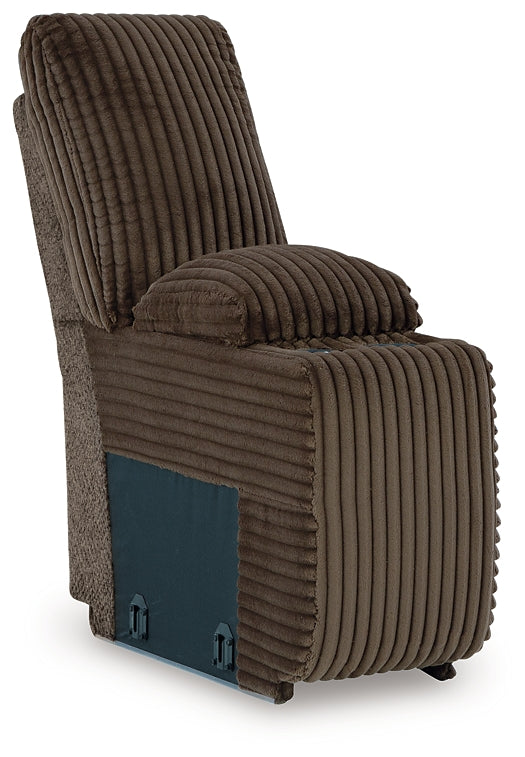Seccional reclinable de 4 piezas de primer nivel con chaise longue