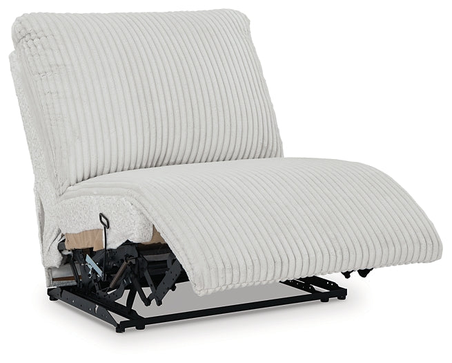 Seccional reclinable de 4 piezas de primer nivel con chaise longue