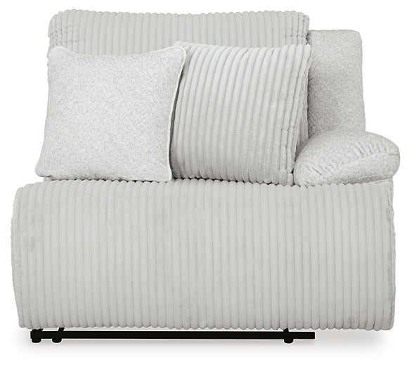 Seccional reclinable de 4 piezas de primer nivel con chaise longue