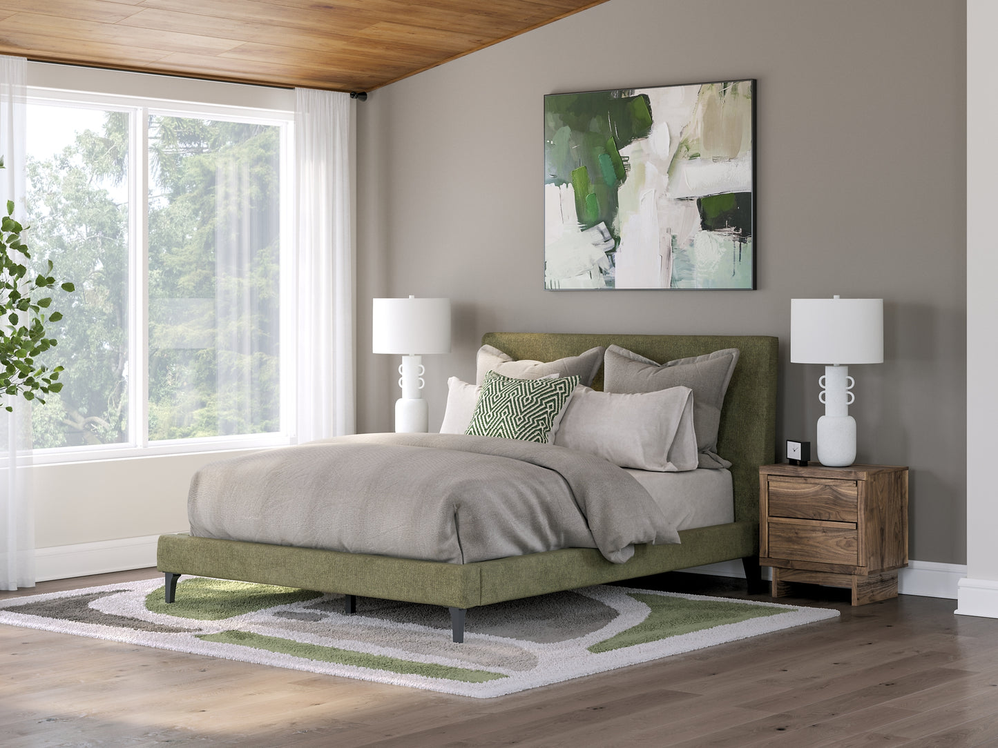 Cama Chirason Queen UPH con listones enrollables