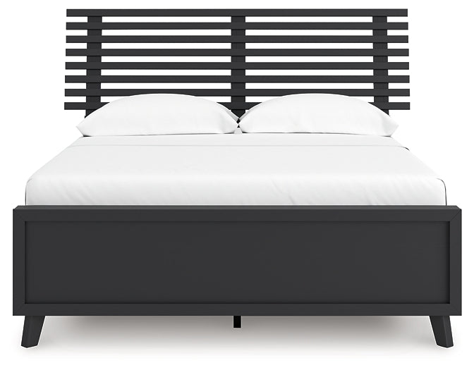 Ashley Express - Cama Danziar con paneles de láminas