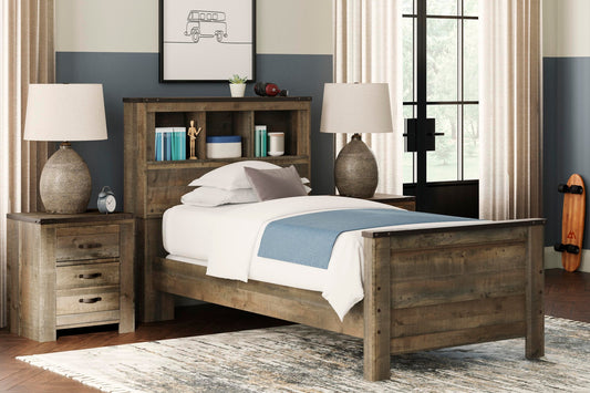 Ashley Express - Cama con librería individual Trinell